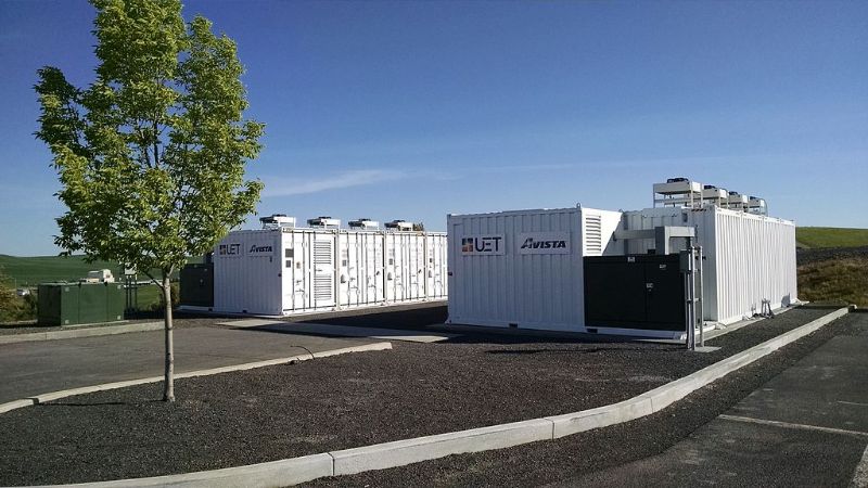 Système de stockage d'énergie par batterie dans l'État de Washington