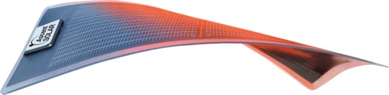 Panneau solaire flexible.