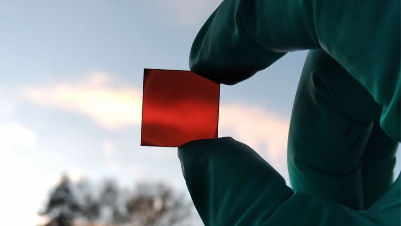 Matériau de panneau solaire flexible utilisant des nanotubes.