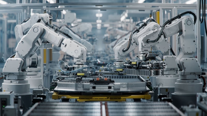 Fabrication robotique des packs de batteries pour VE